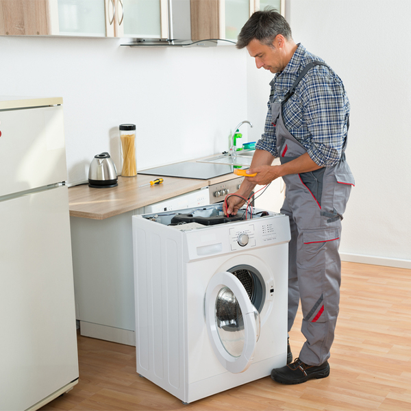 can you walk me through the steps of troubleshooting my washer issue in Carteret County NC